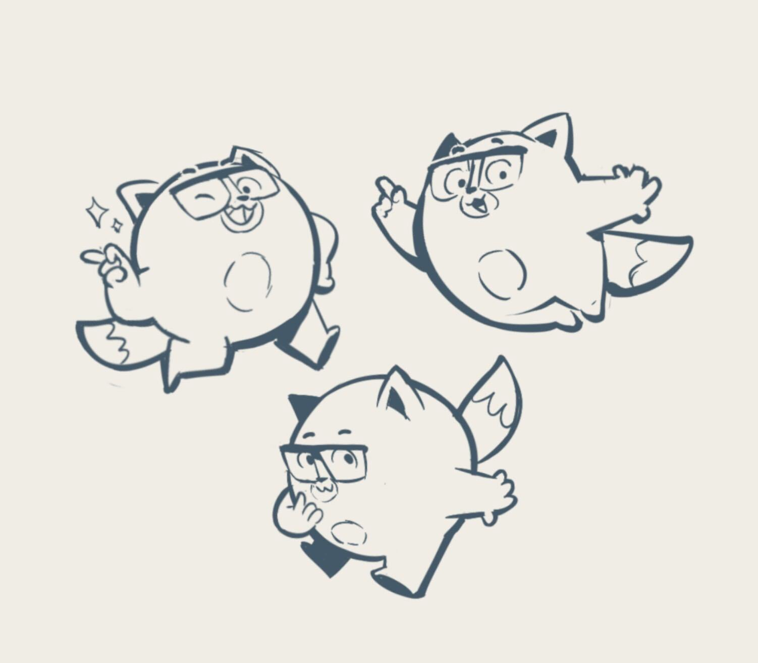 Character design sketches