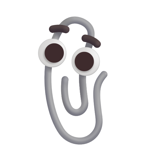 Microsoft’s 3D paperclip emoji