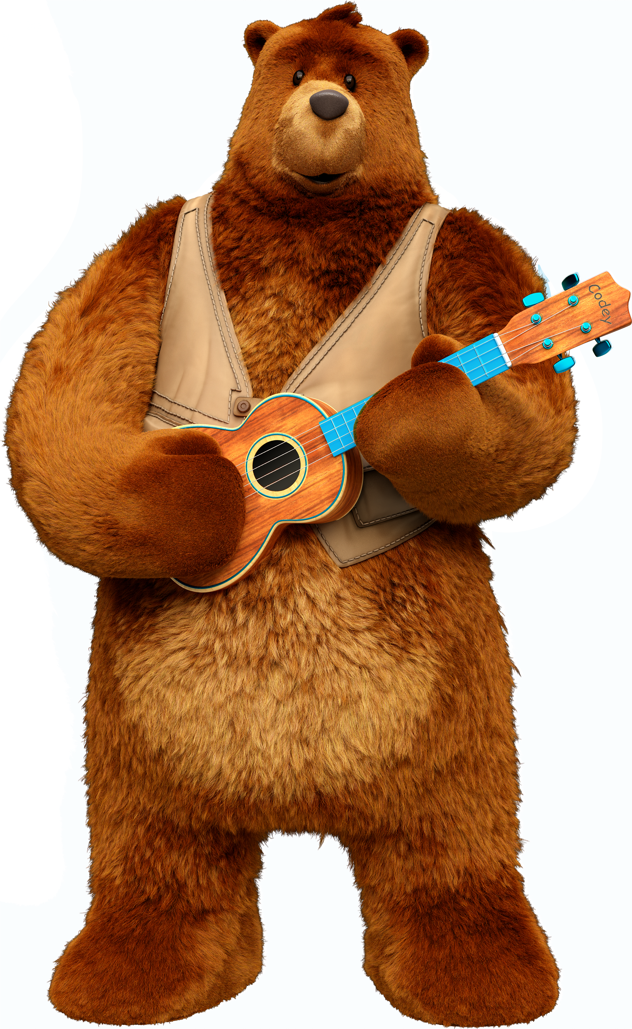 Salesforce’s Codey bear holding a small guitar